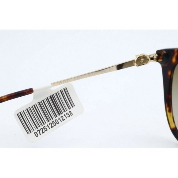 New Tory Burch TY 7137 1728/13 Tortoise Cat Eye Sunglasses Gray Lenses 54mm - Picture 6 of 7